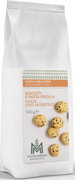 Spezialmehl für Kekse und Mürbteig - 500g - Meraner Mühle