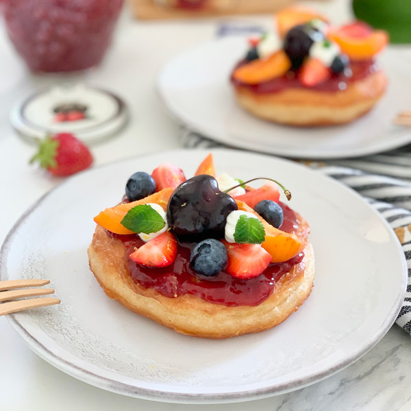 Frittelle farcite alla fragola