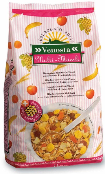Müsli Multi-Frucht Venosta - 1kg - Fuchs Privatmühle