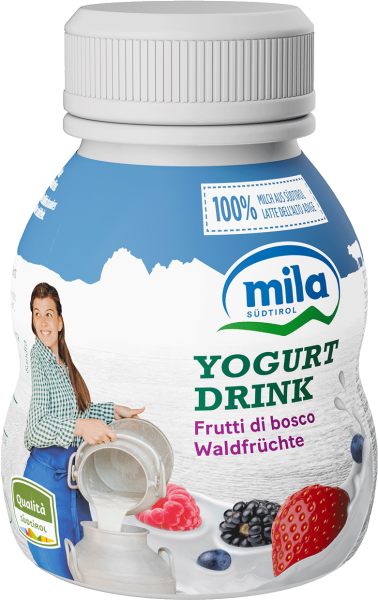 Trinkjoghurt Waldfrüchte - 200g - Mila - Bergmilch Südtirol