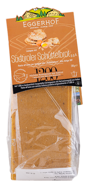 Sfoglie per lasagne allo Schüttelbrot - 310g - Eggerhof