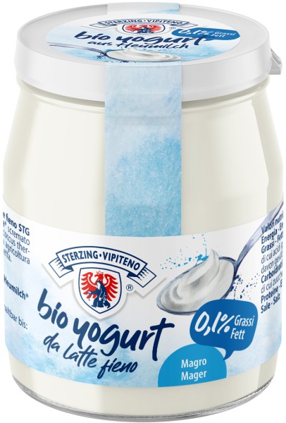 Natur Magerjoghurt aus Heumilch Bio - 150g - Milchhof Sterzing
