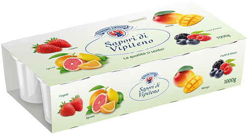 Vollmilchjoghurt Mix Frucht - 1000g - Milchhof Sterzing