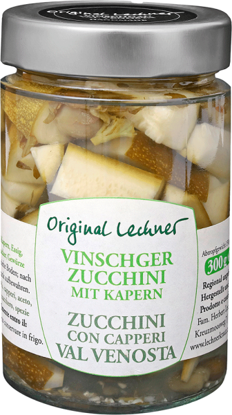 Zucchini con capperi Val Venosta - 300g - Lechner Herbert
