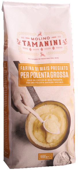 Farina di mais per polenta grossa BIO - 500g - Meraner Mühle
