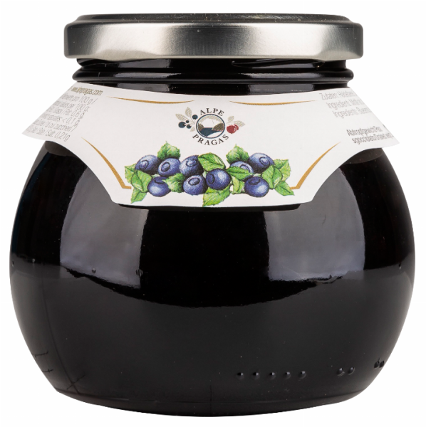 Eingelegte Heidelbeeren in Sirup - 340g - Alpe Pragas