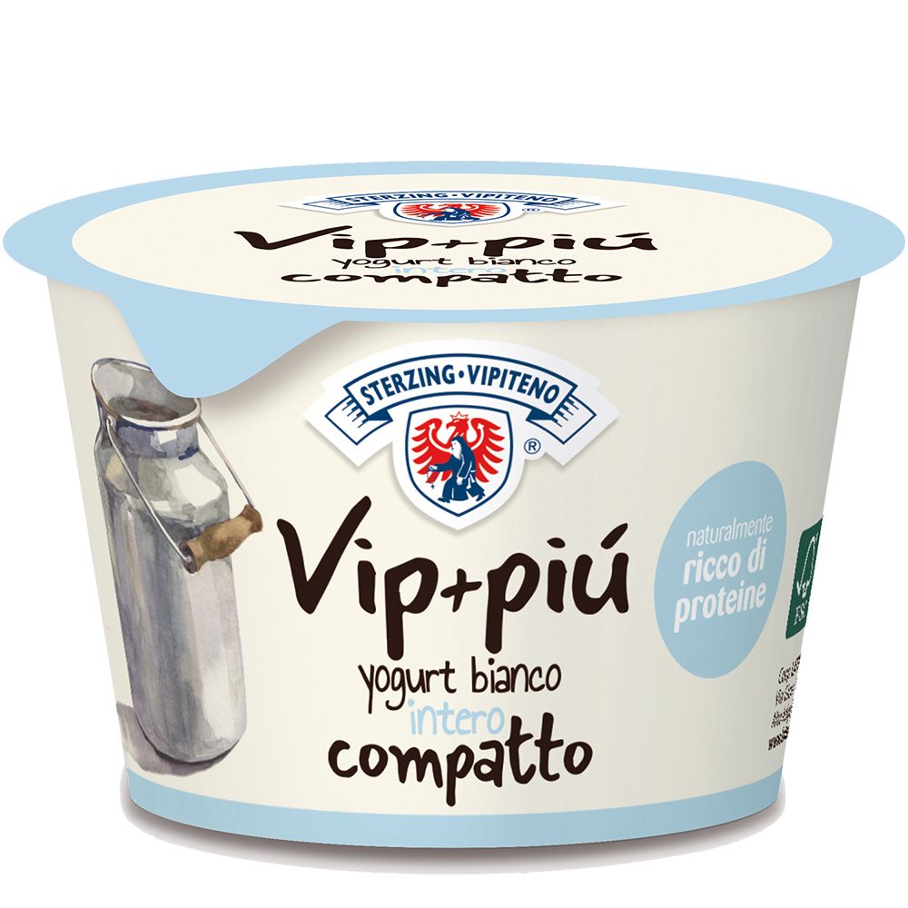 Compra Vip+più yogurt intero bianco Latteria Vipiteno 250g I Pur Südtirol®
