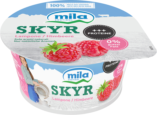 Skyr Himbeere - 150g - Mila - Bergmilch Südtirol