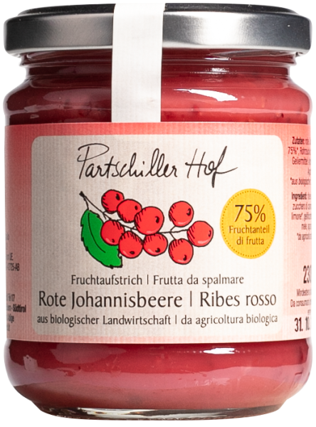 Ribes rosso Bio Composta - 230g - Partschillerhof