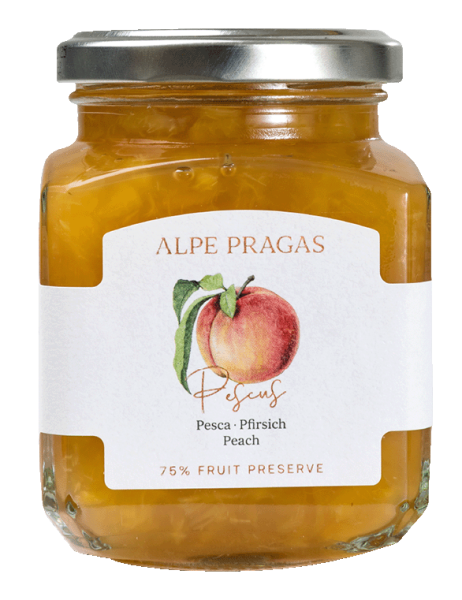Fruchtaufstrich Pfirsich - 335g - Alpe Pragas