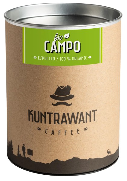 "Bio Campo" 90% Arabica 10% Robusta Espresso macinato - 250g - Kuntrawant 