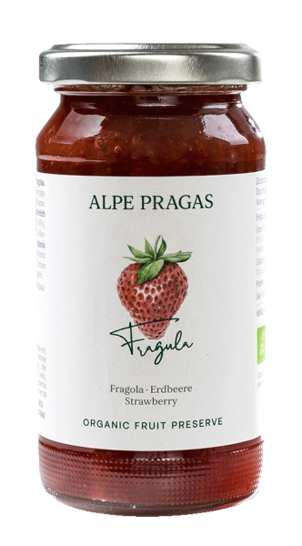 Erdbeere Bio Fruchtaufstrich - 220g - Alpe Pragas