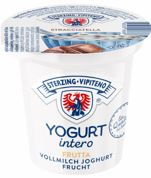 Stracciatella Vollmilchjoghurt - 125g - Milchhof Sterzing