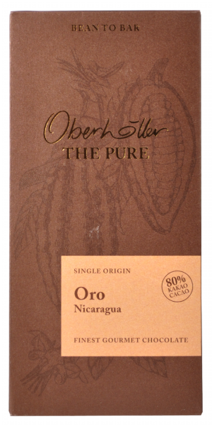 Gourmetschokolade "Oro" 80% - 70g - Oberhöller