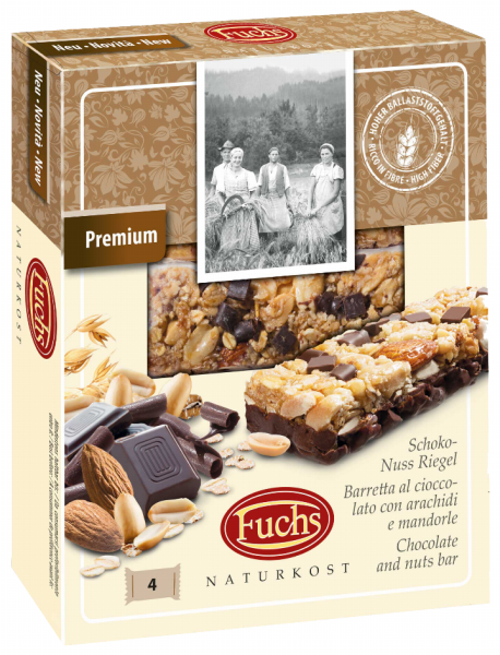 Schoko-Nussriegel - 1Paket(e) - Fuchs Privatmühle