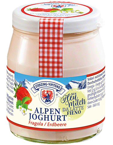 Fragola Yogurt delle montagne - 150g - Milchhof Sterzing