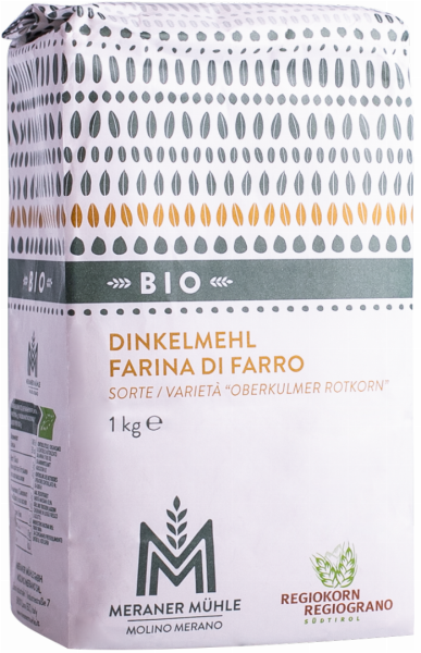 Farina di farro Regiograno bio - 1kg - Meraner Mühle