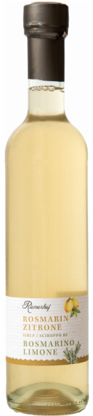 Sciroppo rosmarino e limone - 0.5l - Riemerhof