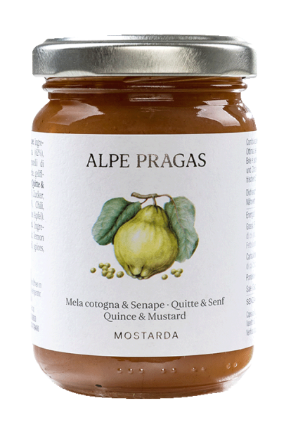 Mostarda Mele Cotogne e Senape - 160g - Alpe Pragas