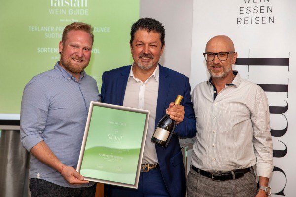 Terlaner I Grande Cuvée: 100 Punkte - Italienprämiere