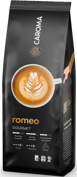 Arabica Gourmet "Romeo" Bohnen - 250g - Caroma Kaffee