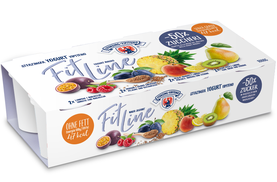 Compra Yogurt Magro mix di frutta Fitline Latteria Vipiteno 1000g