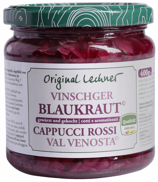 Vinschger Blaukraut Lechner - Vinschger Bauern Sauerkraut 400g kaufen I ...