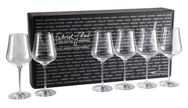 Glas Gabriel ohne Strich 6er Geschenkskarton - 6St. - GABRIEL GLAS GMBH