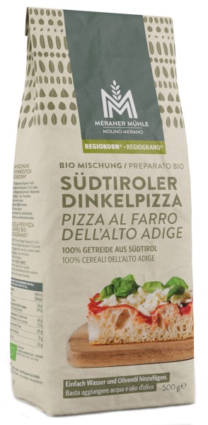 Backmischung Dinkelpizza Regiokorn BIO - 500g - Meraner Mühle