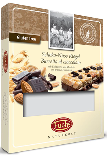 Naturkost Schoko-Nuss Riegel glutenfrei - 1Paket(e) - Fuchs Privatmühle
