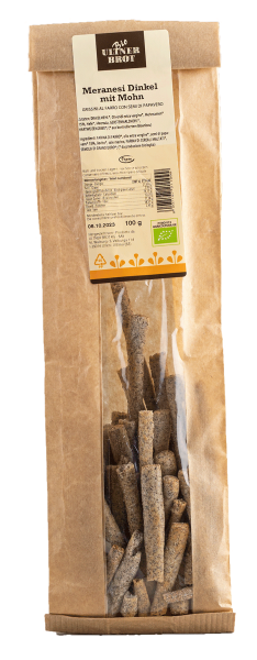 Meranesi farro e papavero bio - 100g - Ultner Brot