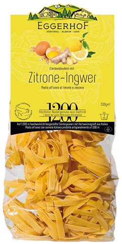 Zitronen und Ingwer Fettuccine - 310g - Eggerhof