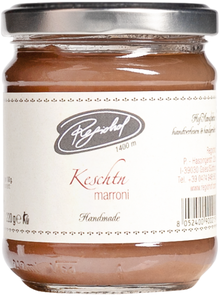 Edelkonfitüre Kastanie - 220g - Regiohof 