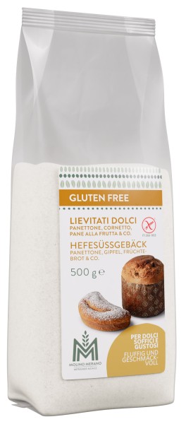Hefesüßgebäck Backmischung glutenfrei - 500g - Meraner Mühle