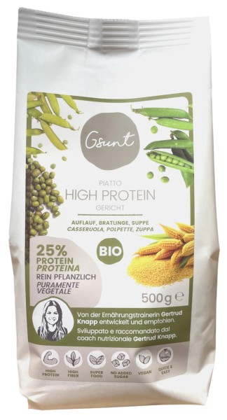 Piatto High Protein Piselli Bio - 500g - Gsunt
