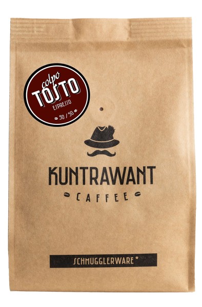 "Colpo Tosto" 55% Arabica 45% Robusta Espresso Bohnen - 400g - Kuntrawant 