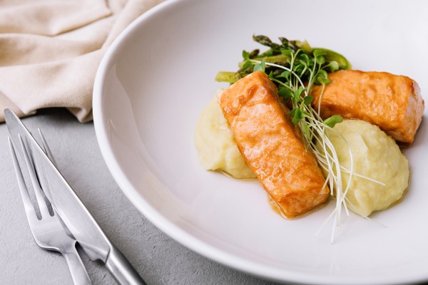 Filetto di salmone con un tocco altoatesino