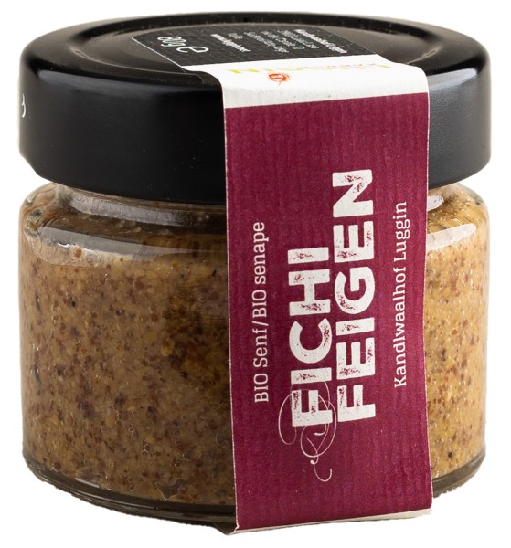 Mini Süßer Senf mit Feige Bio - 80g - Luggin