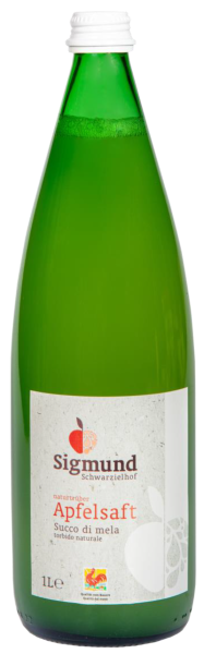 Succo di mela torbido naturale - 1l - Sigmund Apfelsaft - Schwarzielhof
