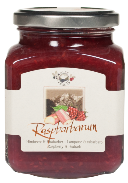 Himbeere Rhabarber Fruchtaufstich - Alpe Pragas