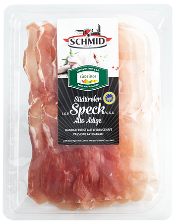 Speck Alto Adige IGP affettato - 100g - Schmid Speck