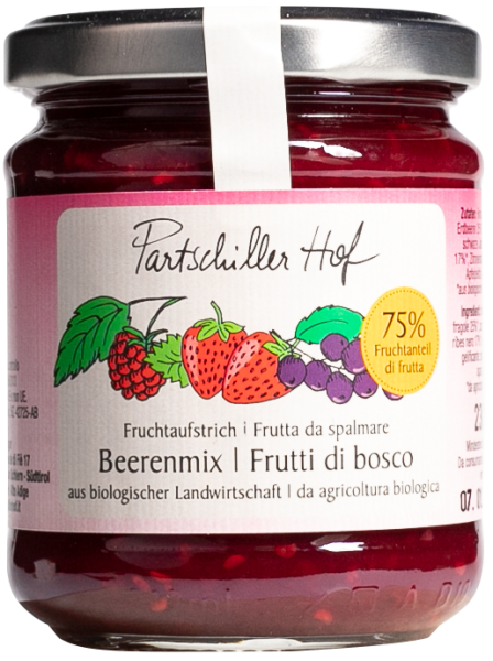 Beerenmix Bio Fruchtaufstrich - 230g - Partschillerhof