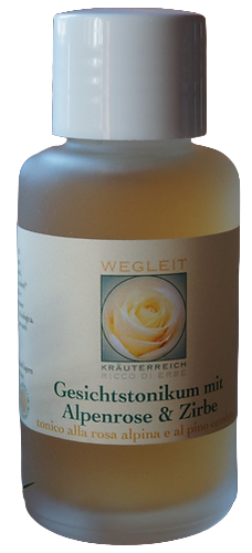 Gesichtstonicum mit Alpenrose und Zirbelkiefer BIO - 50ml - Kräuterreich Wegleit