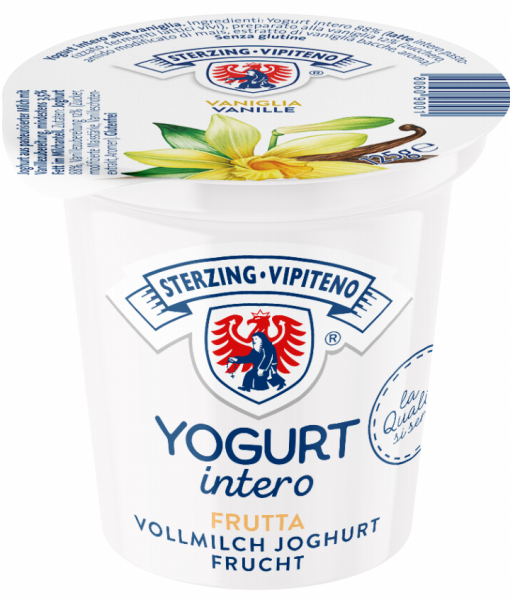 Vaniglia Yogurt intero - 125g - Milchhof Sterzing
