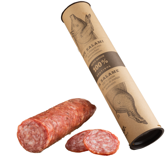 Il salame di suino di malga nostrano - 400g - Metzgerei Hofer