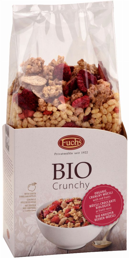 Knusper Müsli mit Beeren Bio Fuchs Privatmühle 350g kaufen I Pur Südtirol®
