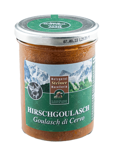 Gulasch di cervo - 400g - Metzgerei Steiner