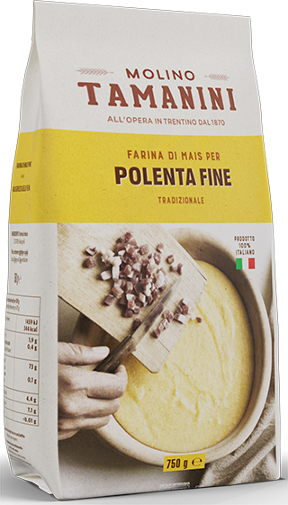 Maisgrieß gelb fein für Polenta - 750kg - Meraner Mühle