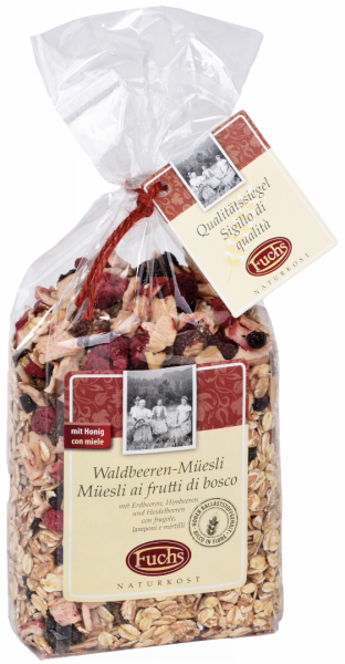 Müsli mit Waldbeeren - 375g - Fuchs Privatmühle