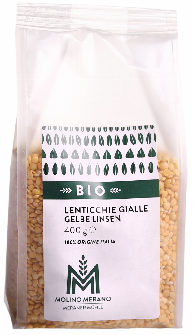 Gelbe Linsen Bio Meraner Mühle 400 g kaufen » Pur Südtirol